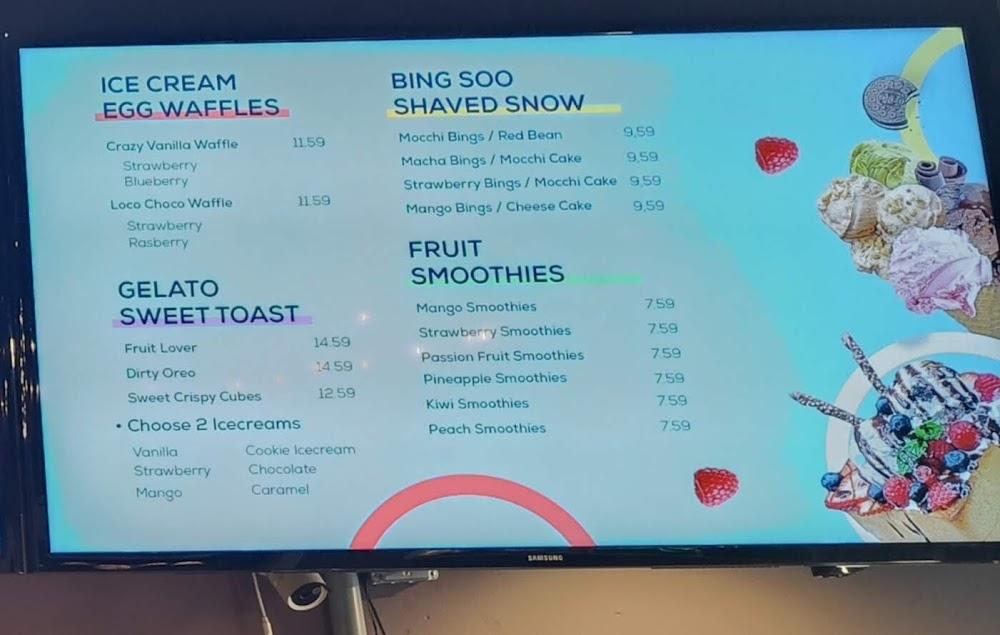 K-Desserts Cafe Menu image 2